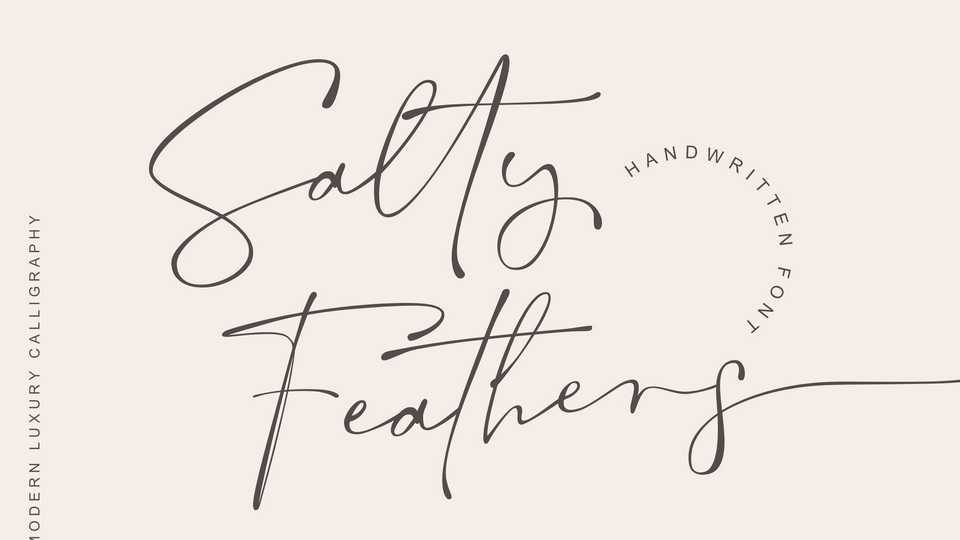 Salty Feathers Font › Fontesk