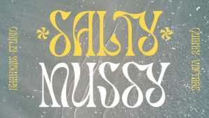 Salty Mussy Font › Fontesk