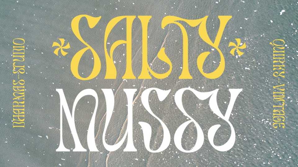 Salty Mussy Font › Fontesk