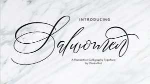 Salwomen Script Font › Fontesk