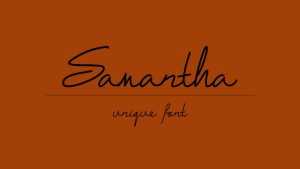 Samantha Font › Fontesk