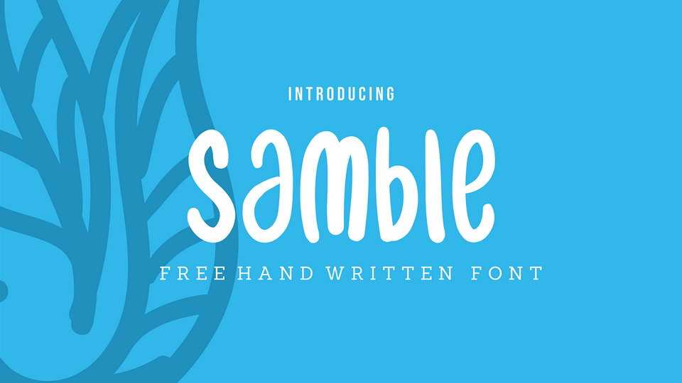 Samble Font › Fontesk