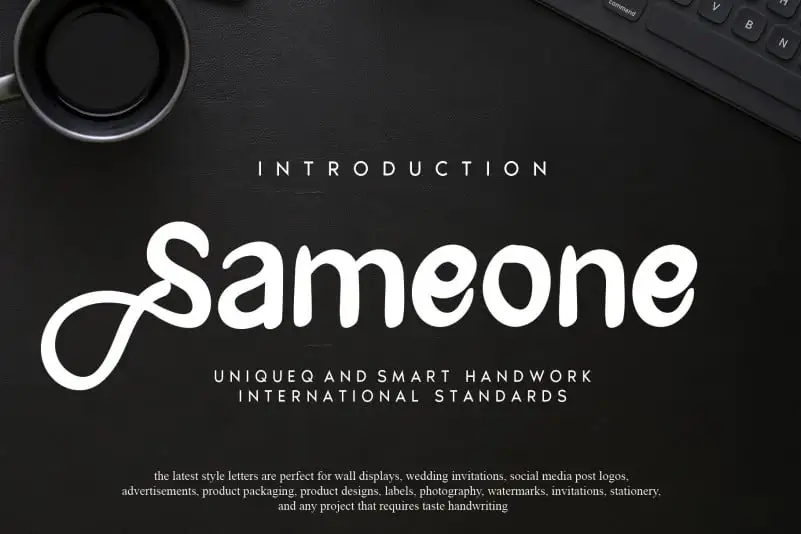Sameone Script Font
