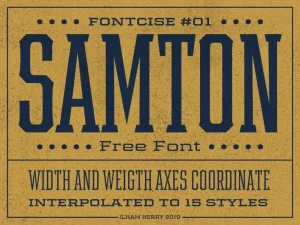 Samton Display Font Family