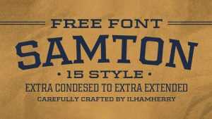 Samton Font Family › Fontesk