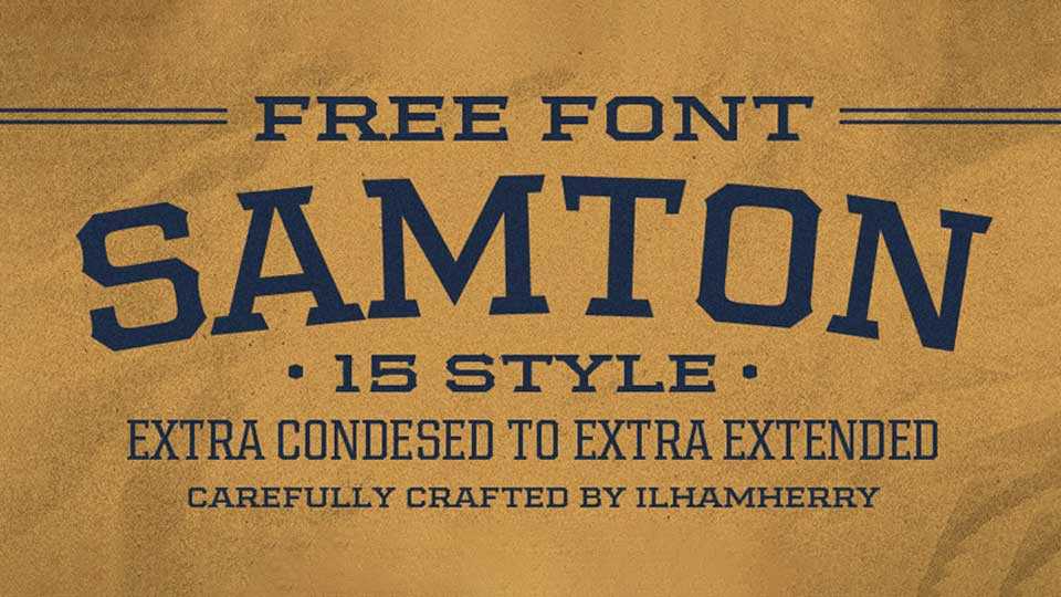 Samton Font Family › Fontesk