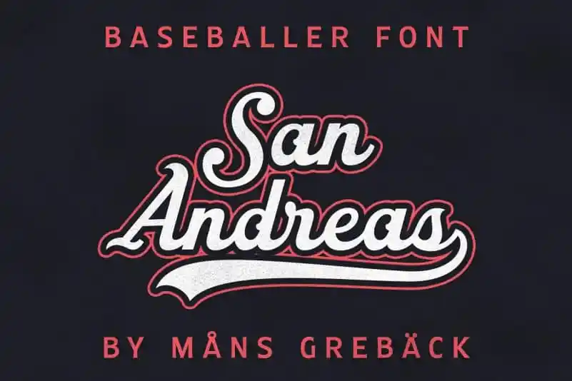 San Andreas Script Font