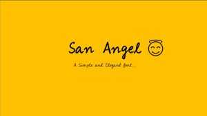 San Angel Font › Fontesk