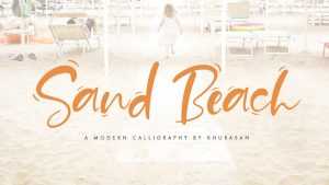 Sand Beach Font › Fontesk