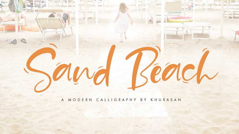 Sand Beach Font › Fontesk