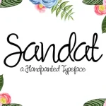 Sandat Script Font