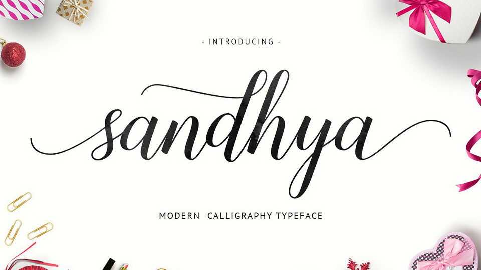 Sandhya Script Font › Fontesk