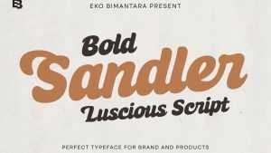 Sandler Font › Fontesk