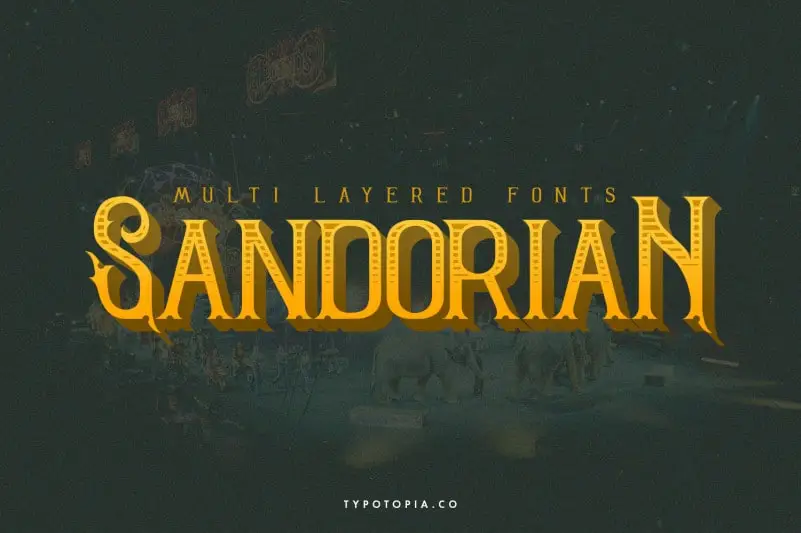 Sandorian Display Font