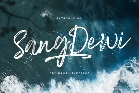 Sang Dewi Brush Font