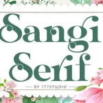 Sangi Serif Font Demo