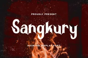 Sangkury Display Font
