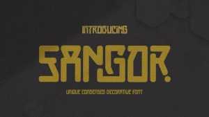 Sangor Font › Fontesk