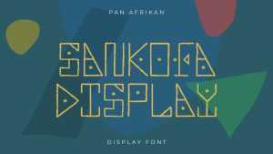Sankofa Display Font › Fontesk