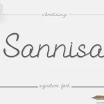 Sannisa Script Font