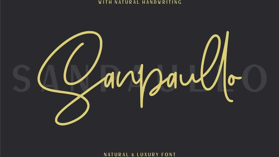 Sanpaullo Font › Fontesk