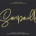 Sanpaullo Signature Font