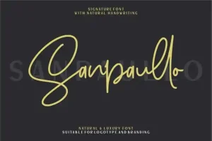 Sanpaullo Signature Font