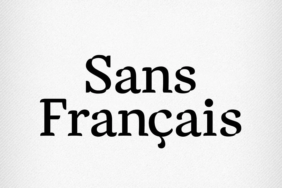 Sans Francais Font