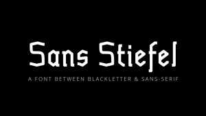 Sans Stiefel Font › Fontesk