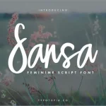 Sansa Script Font