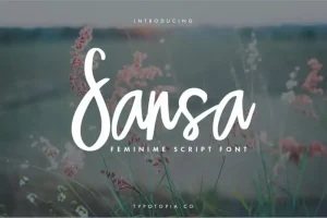 Sansa Script Font