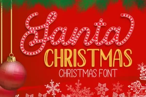 Santa Christmas - A Cute Holiday Font