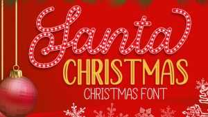 Santa Christmas Font Family › Fontesk