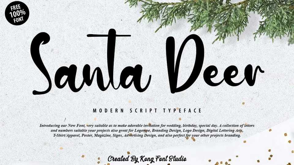 Santa Deer Font › Fontesk