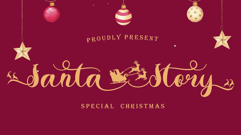 Santa Story Font › Fontesk