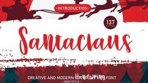 Santaclaus Script Font › Fontesk