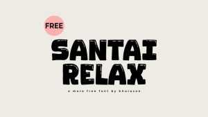 Santai Relax Font › Fontesk