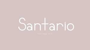 Santario Font › Fontesk