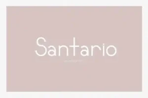 Santario Serif Font
