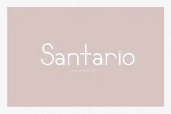 Santario Serif Font