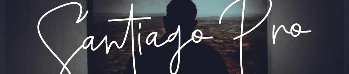 Santiago Pro Signature Font