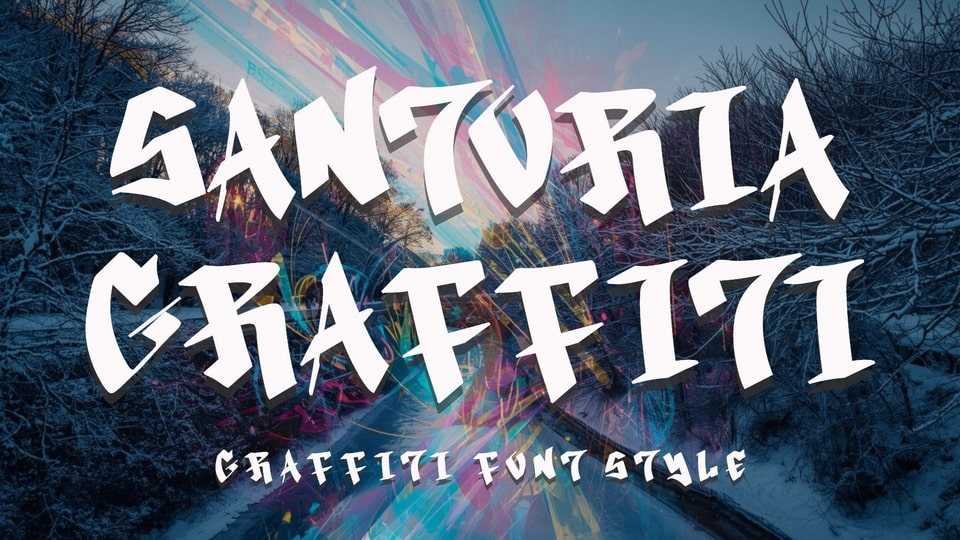 Santoria Graffiti Font › Fontesk