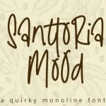 Santtoria Mood Handwritten Font