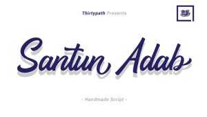 Santun Adab Font › Fontesk
