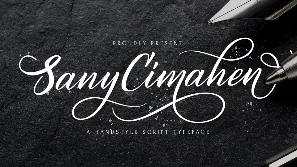 Sany Cimahen Script Font › Fontesk