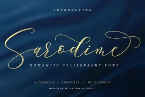 Sarodime Script Font