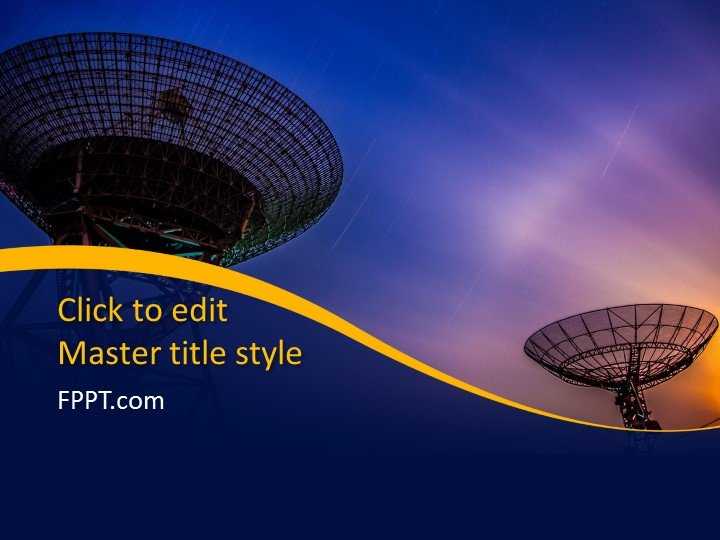 Satellite Communication PowerPoint Template