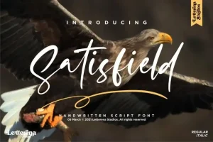 Satisfield Script Font