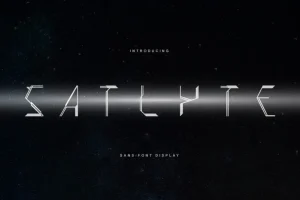 Satlyte Display Font