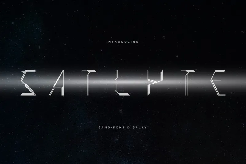 Satlyte Display Font